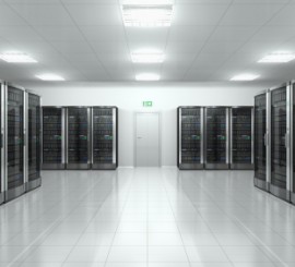 Server room in datacenter