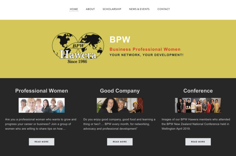 BPW Hawera 3rd party website