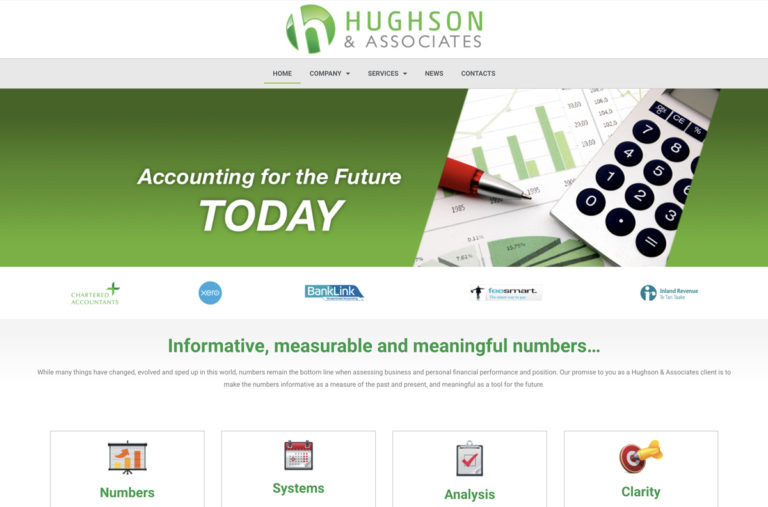 Hughson & Associates website design
