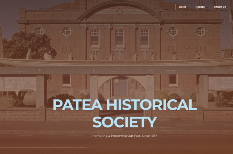 Patea Historical Society 3rd party website