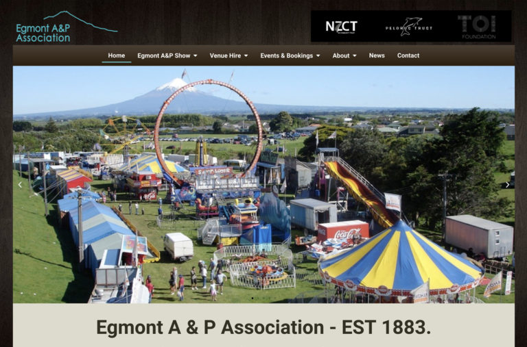 egmont a&p association website design