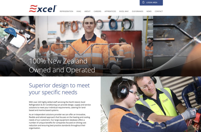 excel website design