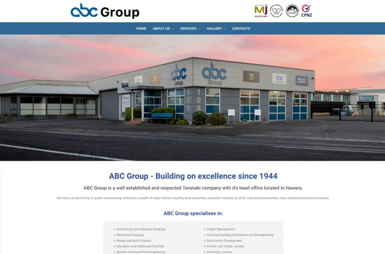 ABC-Group-website-design