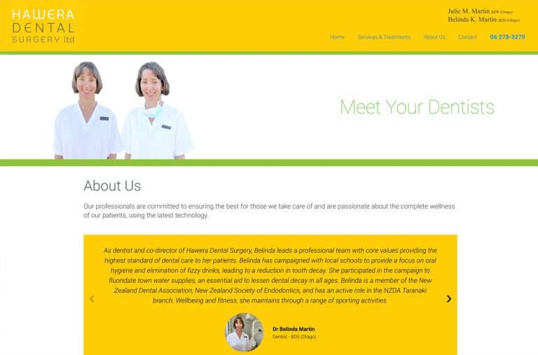 Hawera-Dental-Surgery-website-design
